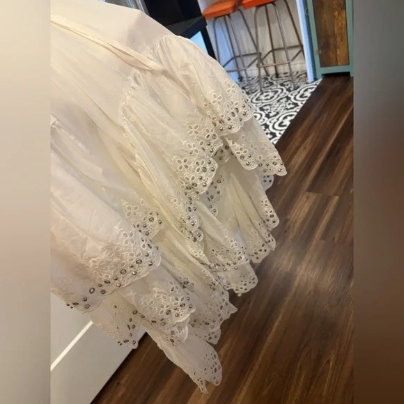 Coach White prairie Ruffled Dress - Picture 10 of 16